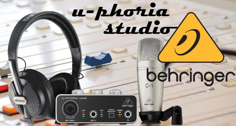 Набор для подкастинга BEHRINGER U-PHORIA STUDIO 