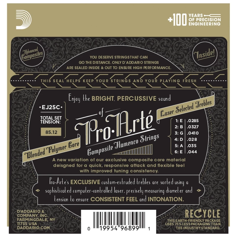 D'ADDARIO EJ25C Flamenco