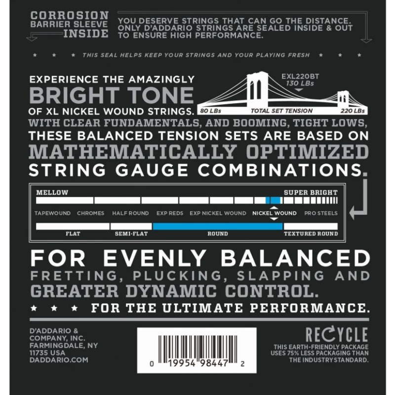 D'ADDARIO EXL220BT
