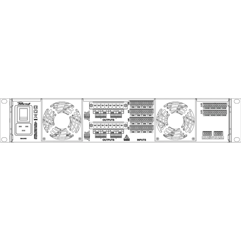 POWERSOFT Ottocanali 12K4