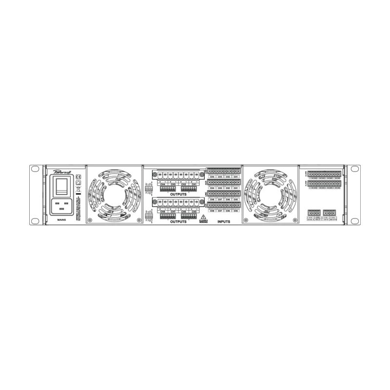 POWERSOFT Ottocanali 12K4 DSP+DANTE