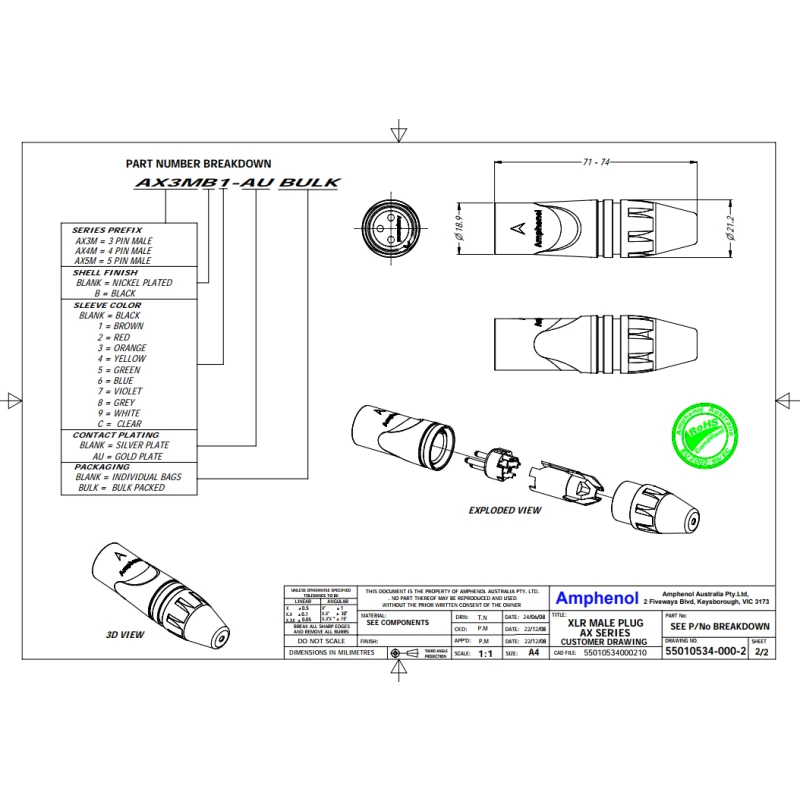 AMPHENOL AX5M