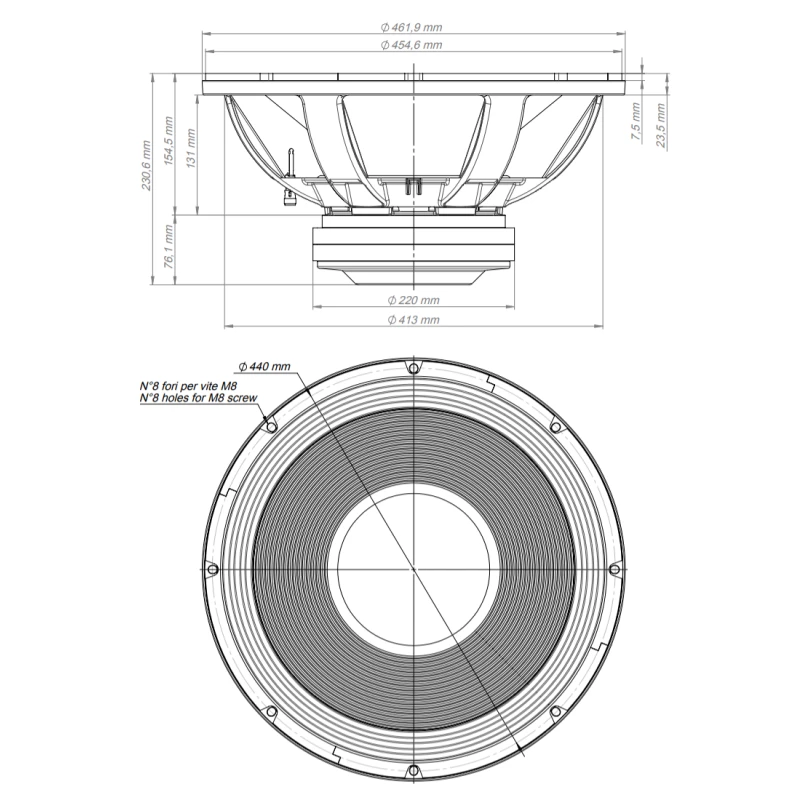 EIGHTEEN SOUND 18LW2600/8