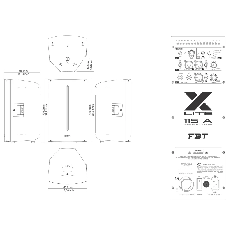 FBT X-LITE 115A