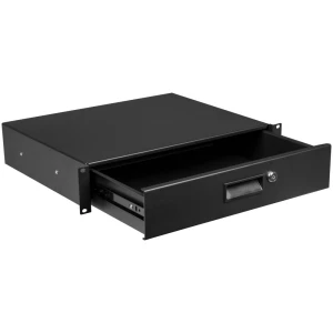 PROEL ADRK2RD - выдвижной ящик 2U для рэка 19' с замком, цвет - черный